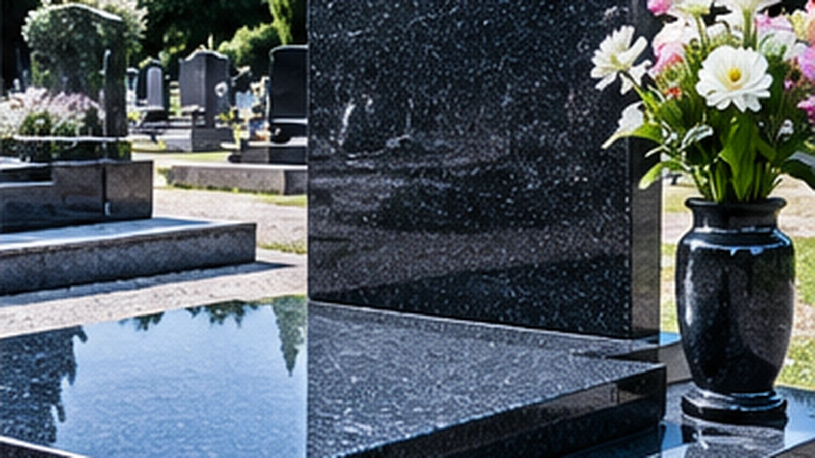 Monument funéraire en granit